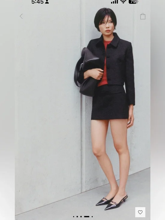 Mango CROPTWEED JACKET SizeS, M NWT - Picture 7 of 12